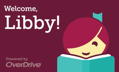 Libby logo, powered by OverDrive