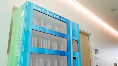 Book Dispenser at Seniors centre Minoru